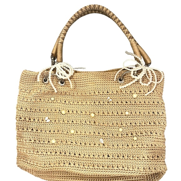 The Sak Handbags - The Sak Crochet Tote Bag – Handmade Boho Market Shopper *charms cottagecore boho